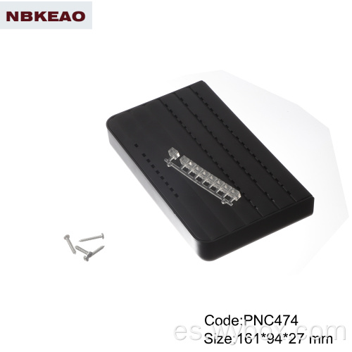 PNC474 con caja de electrónica takachi de 161 * 94 * 27 mm cajas de plástico electrónicas wifi caja de plástico de red moderna